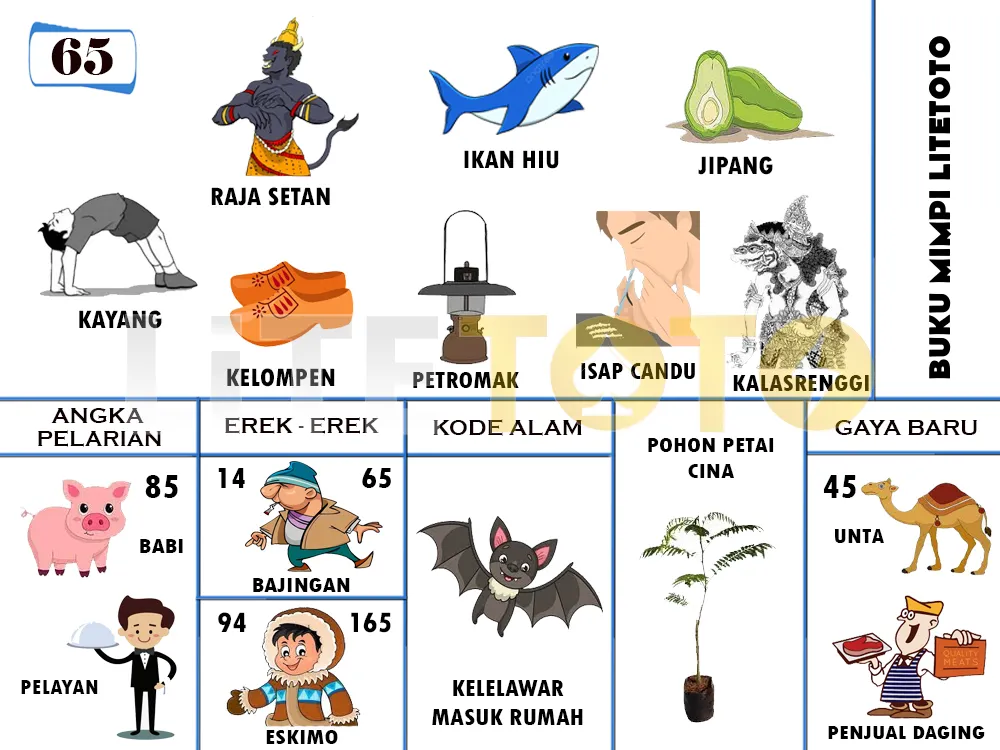 buku mimpi erek erek togel 65